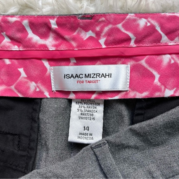 Isaac Mizhari for Target Capri Dress Pants Gray Size 14 Excellent Used Condition - Picture 4 of 4